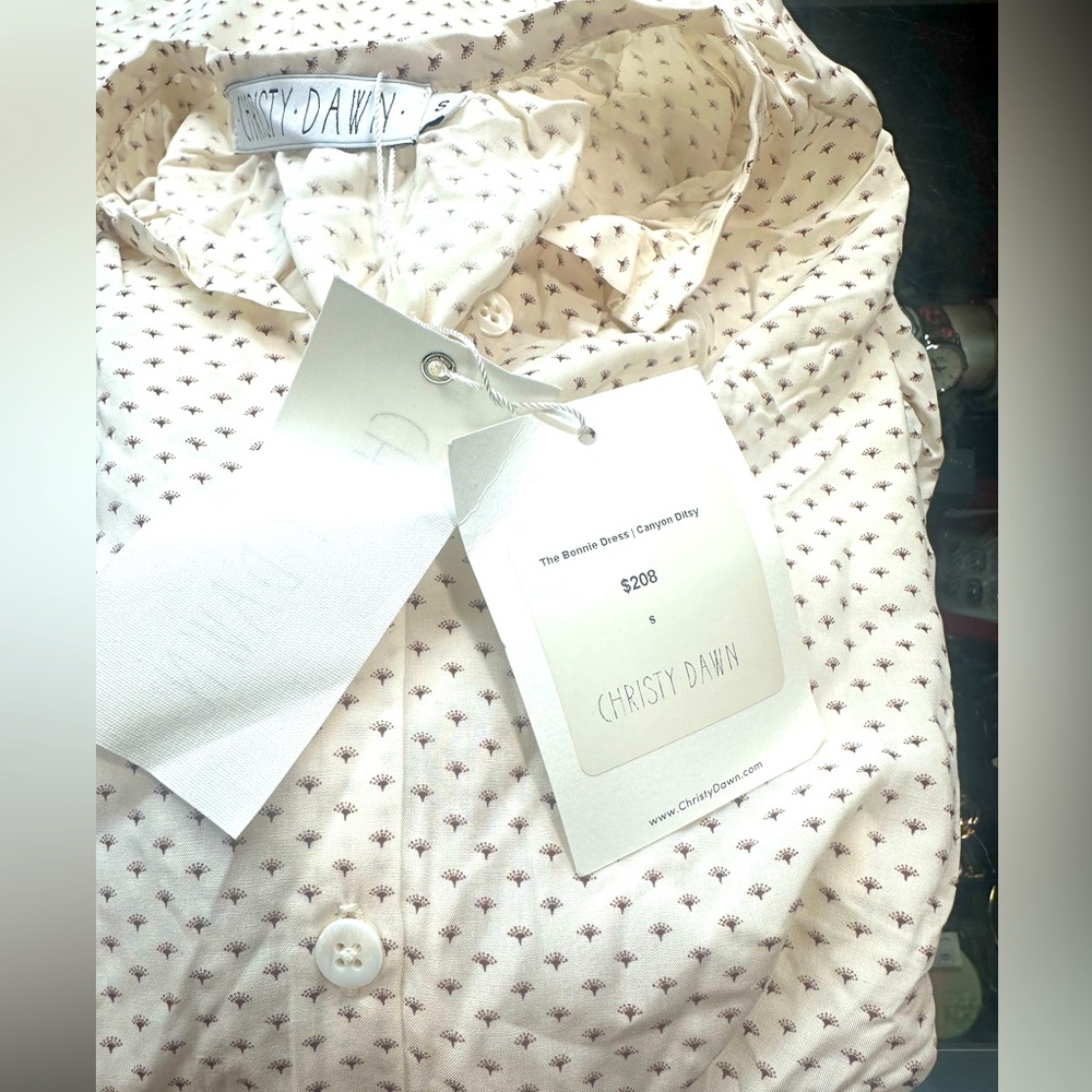 Christy Dawn Cream Mini Dress - Picture 12 of 14